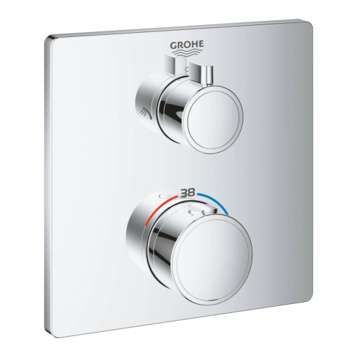 Смеситель для душа GROHE Grohtherm 24079000 термостатический встраиваемый хром